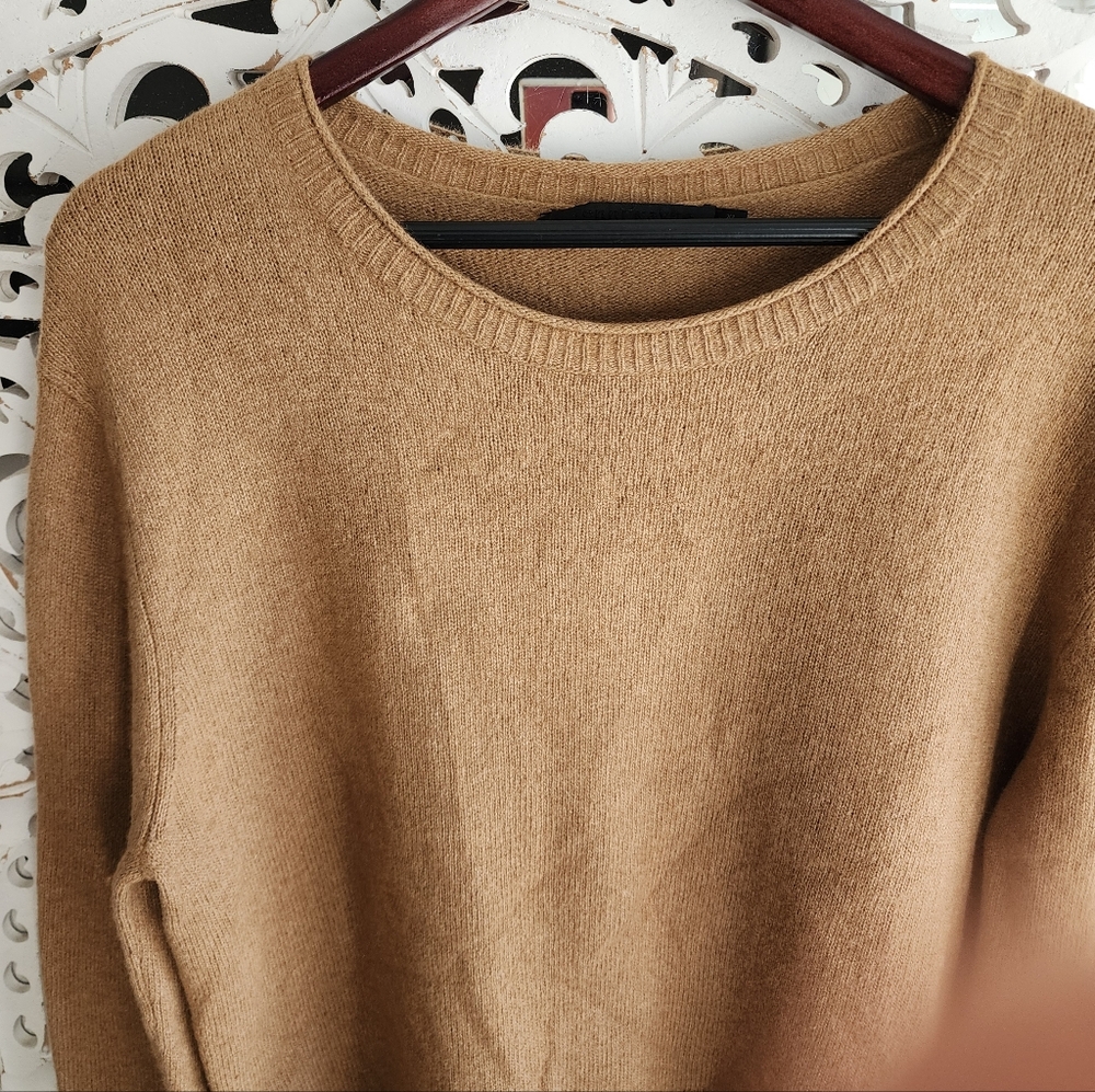 JENNI JAYNE EVERYDAY SWEATER WOOL/CASHMERE CREW NECK LONG SLEEVES SIZE MEDIUM - Picture 11 of 15